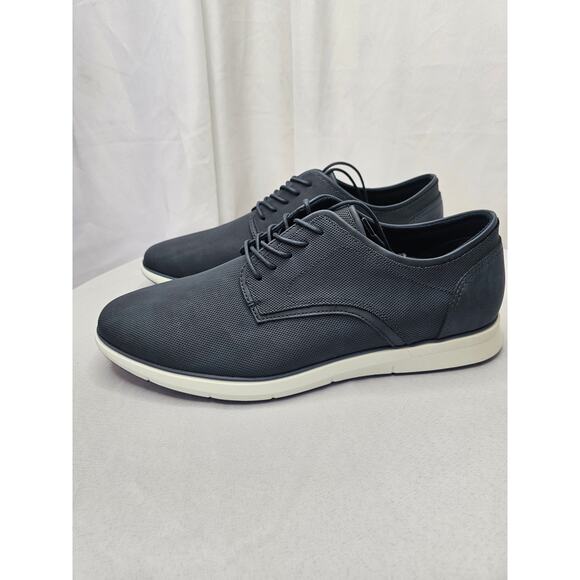 Alfani Men's Dalton Textured Faux-Leather Blue Size 13M NWT - Picture 3 of 8